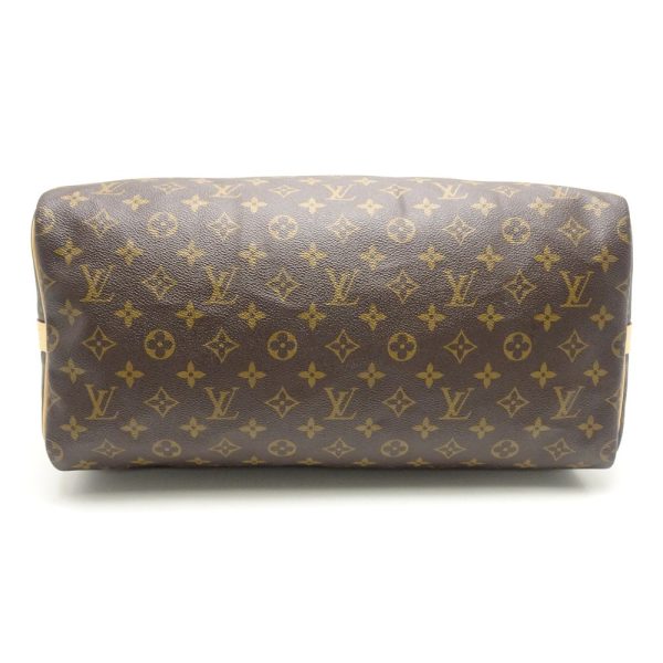 4 Louis Vuitton Monogram Speedy Bandouliere 40 Brown Boston Bag