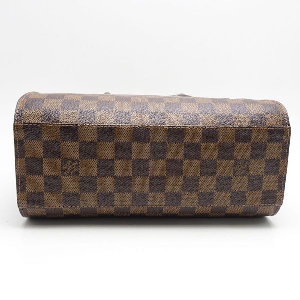 4 Louis Vuitton Damier Triana Ebene Handbag Brown