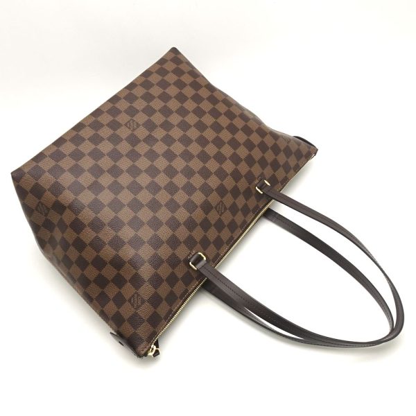 4 Louis Vuitton Tote Bag Damier Ebene Jena MM Brown