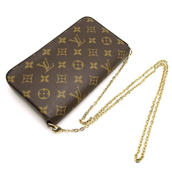 4 Louis Vuitton Monogram Pochette Felicie Brown