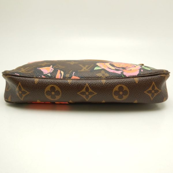 4 Louis Vuitton Monogram Rose Pochette Accessoire Brown Accessory Pouch