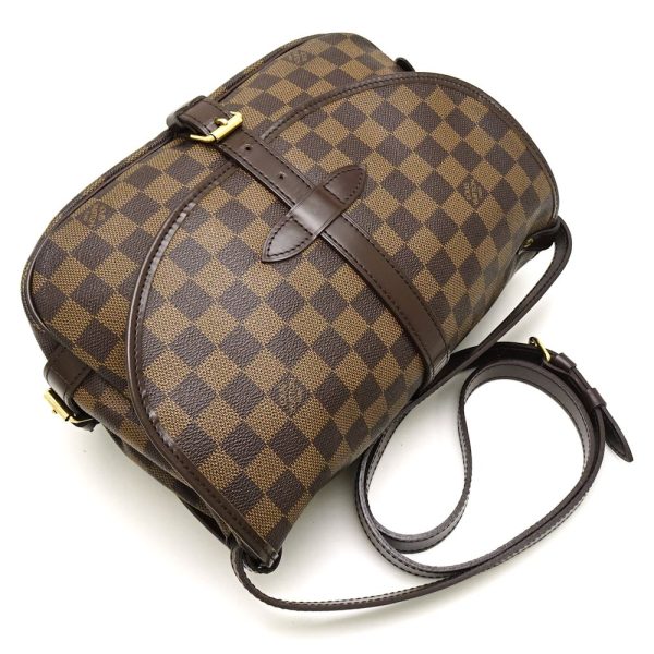 4 Louis Vuitton Damier Saumur 30 Ebene Diagonal Brown