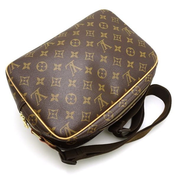 4 Louis Vuitton Monogram Reporter PM Brown