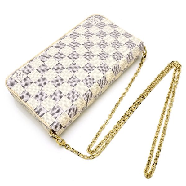 4 Louis Vuitton Damier Azur Pochette Diagonal Hanging 2WAY