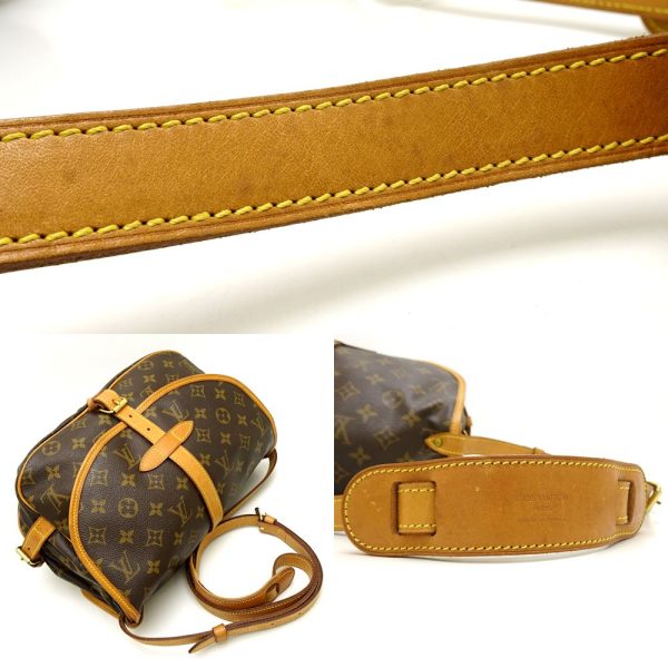 4 Louis Vuitton Monogram Saumur 30 Brown