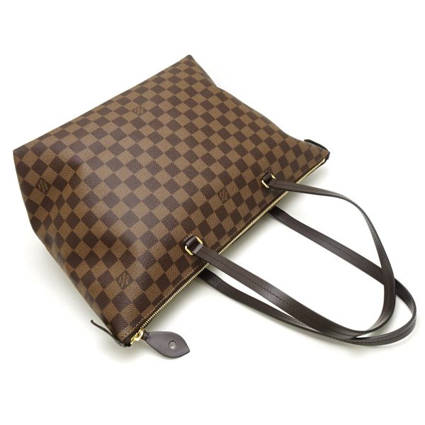 4 Louis Vuitton Damier Jena MM Ebene Shoulder Tote Brown Bag