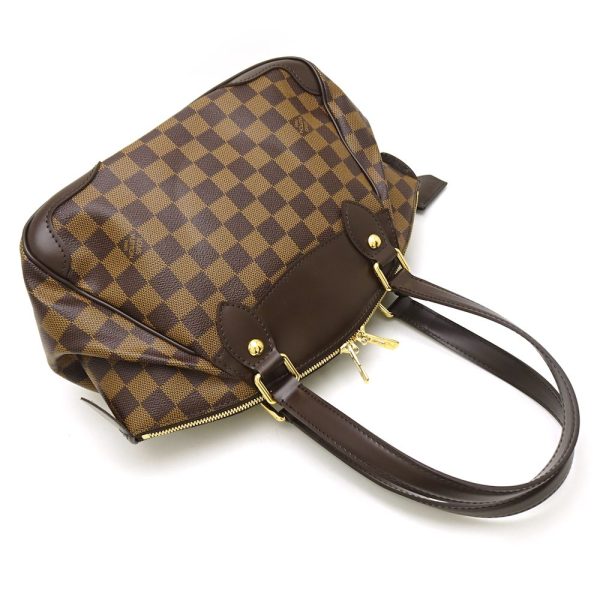 4 Louis Vuitton Damier Verona PM Ebene Handbag Brown