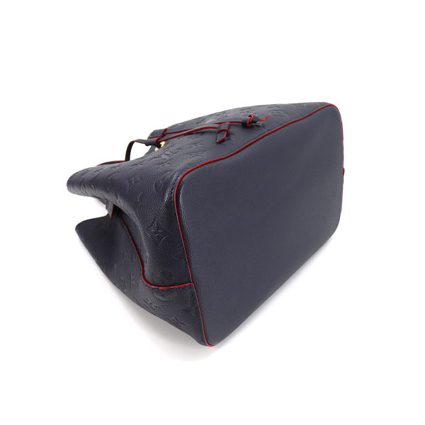 4 Louis Vuitton Monogram Emplant Neo Noe Shoulder Bag Leather Marine Rouge