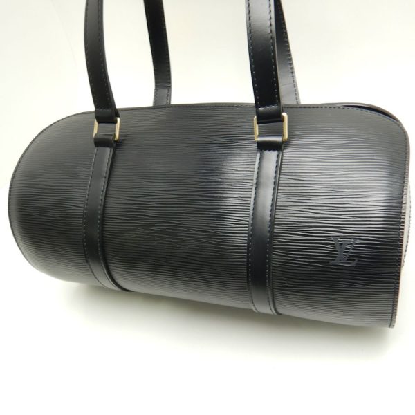 4 Louis Vuitton Epi Soufflot Noir Black Handbag