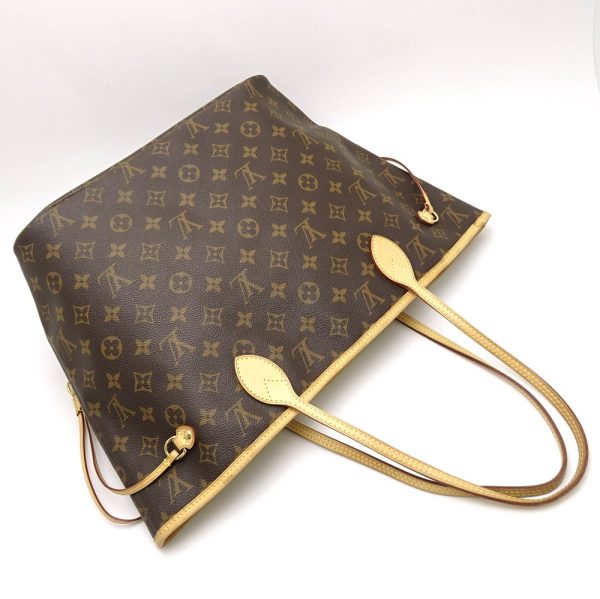 4 Louis Vuitton Monogram Neverfull MM Brown Tote Bag