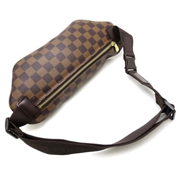 4 Louis Vuitton Damier Bum Bag Melville Ebene Waist Pouch Brown