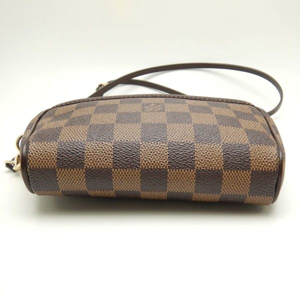 4 Louis Vuitton Damier Pochette Ipanema Ebene Diagonal Shoulder 2WAY Brown