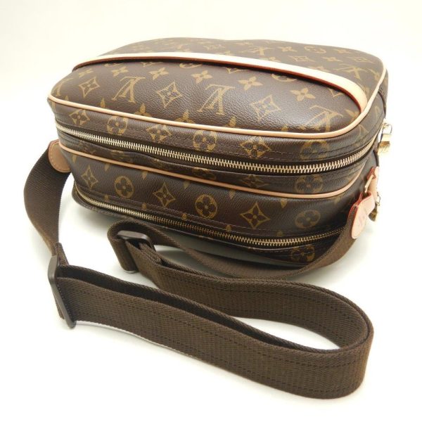 4 Louis Vuitton Monogram Reporter PM Brown Diagonal Shoulder