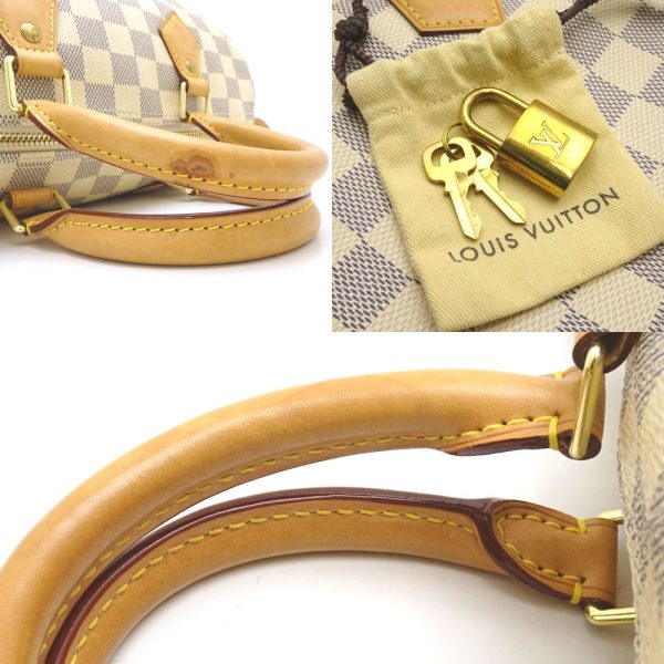 4 Louis Vuitton Damier Azur Speedy 25 Mini Boston Bag