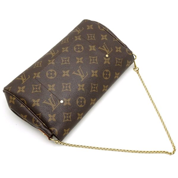 4 Louis Vuitton Monogram Favorite MM 2WAY Bag Brown