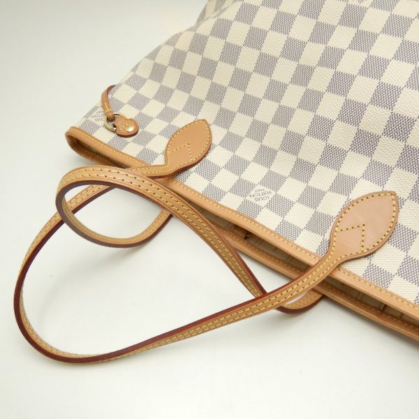 4 Louis Vuitton Damier Azur Neverfull PM Tote Bag