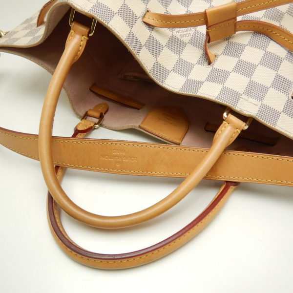 4 Louis Vuitton Damier Azur Girolatta 2WAY Bag Tote Bag