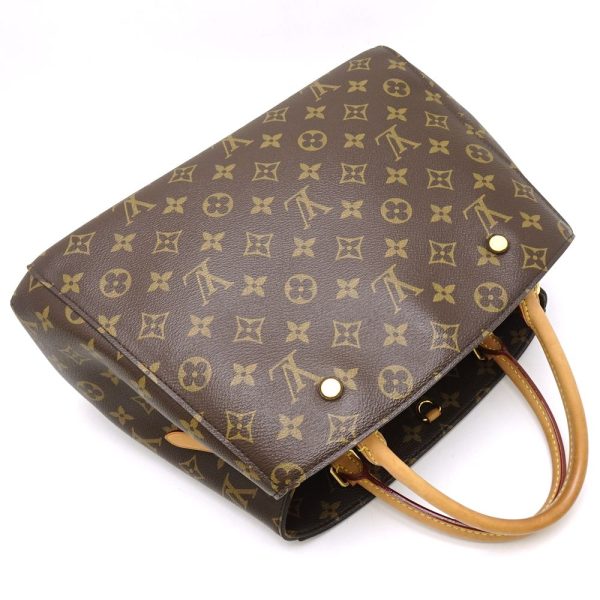 4 Louis Vuitton Monogram Montaigne MM Brown 2WAY Tote Bag