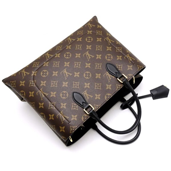 4 Louis Vuitton Monogram Flower Tote Noir 2WAY Bag