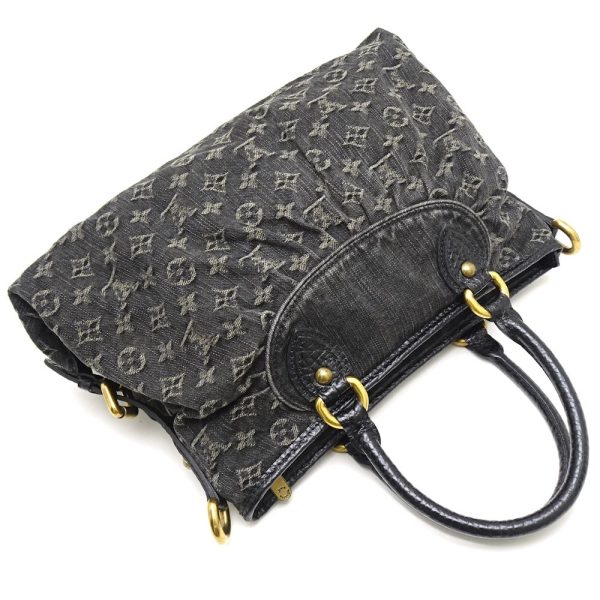 4 Louis Vuitton Monogram Denim Neo Cabby GM Noir Bag