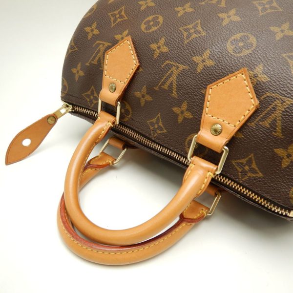 4 Louis Vuitton Monogram Speedy 25 Brown Mini Boston Bag