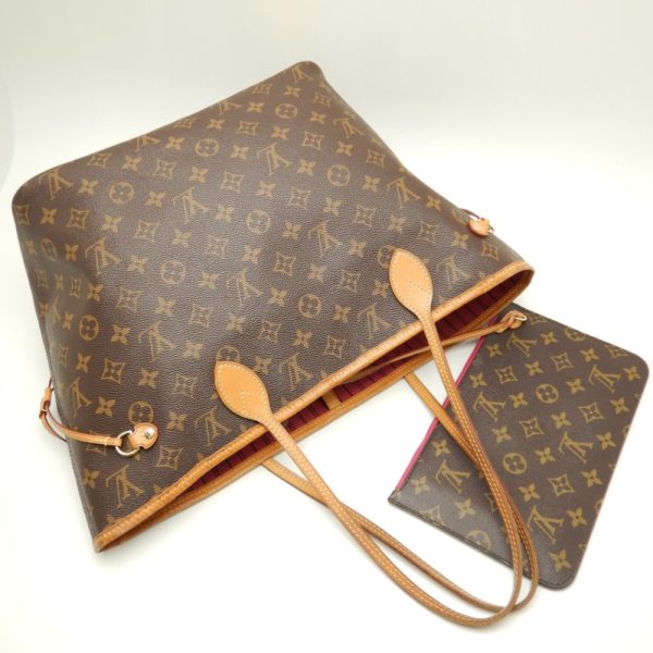 4 Louis Vuitton Monogram Neverfull MM Pivoine Tote Bag