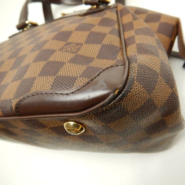 4 Louis Vuitton Damier Verona PM Ebene Handbag Brown