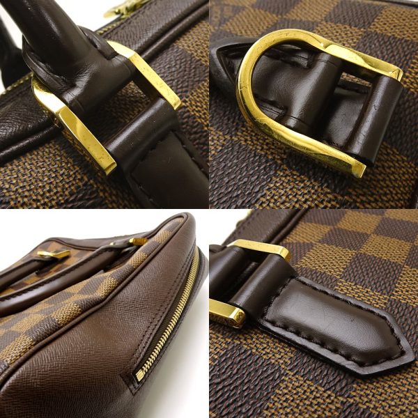 4 Louis Vuitton Damier Brera Ebene Handbag Brown