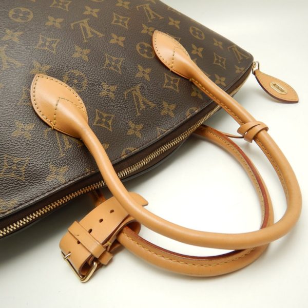 4 Louis Vuitton Monogram Lockit MM Brown Handbag