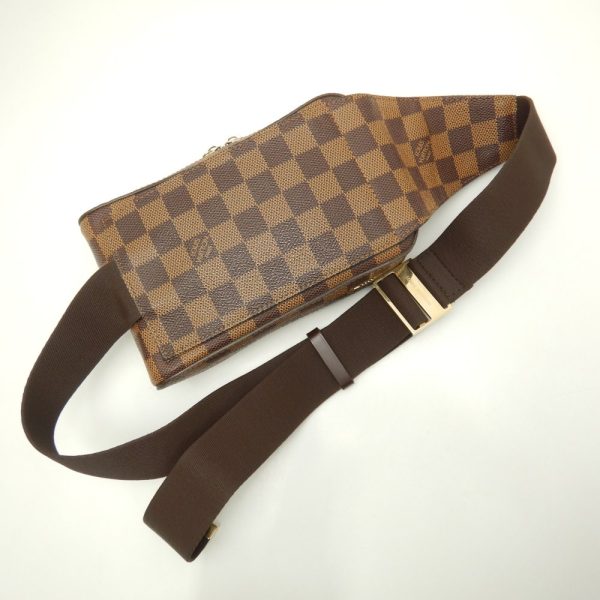 4 Louis Vuitton Damier Jeronimos Ebene Body Bag Brown