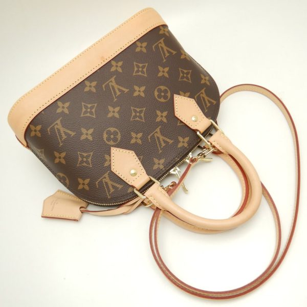 4 Louis Vuitton Monogram Alma BB Brown 2WAY Handbag