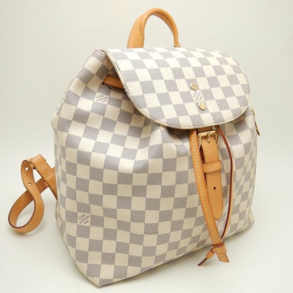 4 Louis Vuitton Damier Azur Sperone Backpack