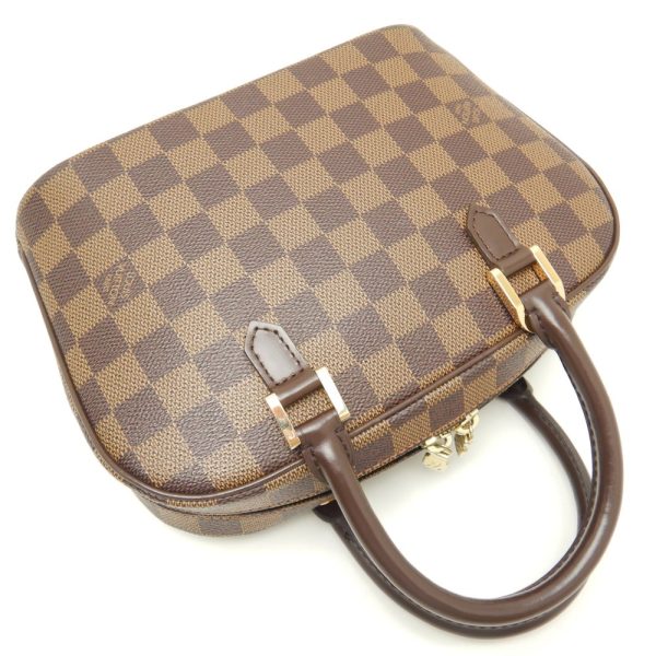 4 Louis Vuitton Damier Sarria Mini Ebene Handbag Brown