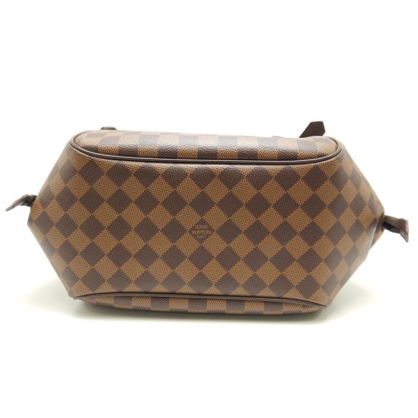 4 Louis Vuitton Damier Belem MM Ebene Shoulder Bag Brown