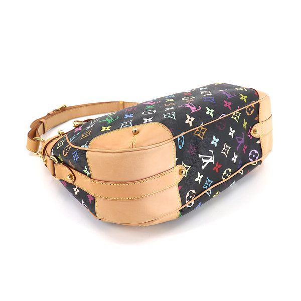 4 Louis Vuitton Monogram Multicolor Greta Noir Gold Hardware Black