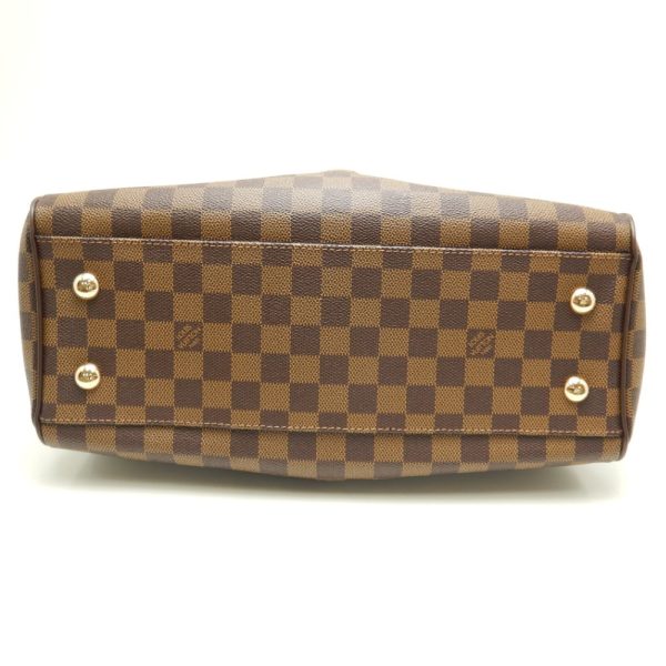 4 Louis Vuitton Damier Trevi PM Ebene 2WAY Bag Brown