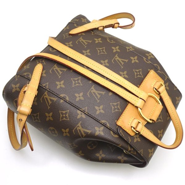 4 Louis Vuitton Monogram Montsouris MM Brown Backpack