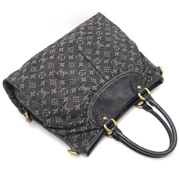 4 Louis Vuitton Monogram Denim Neo Cabby GM Noir Black