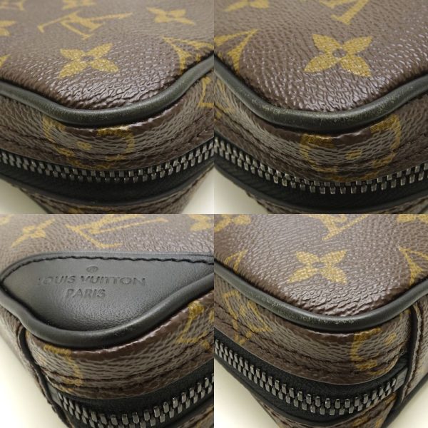 4 Louis Vuitton Monogram Front Bag Noir Diagonal Body Bag