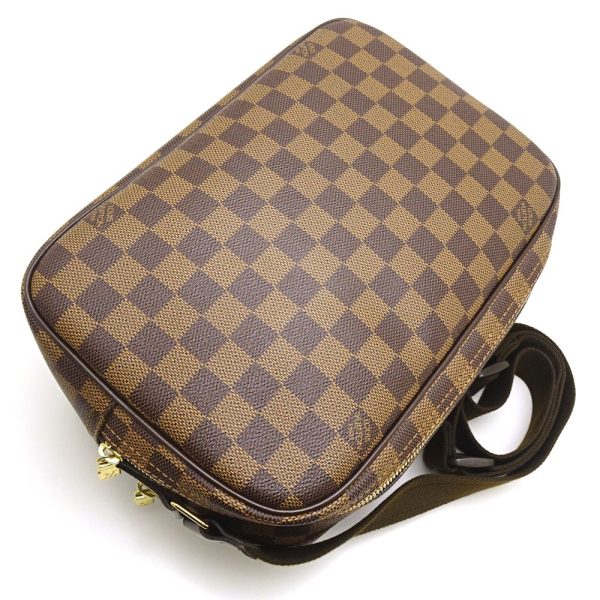 4 Louis Vuitton Damier Reporter PM Ebene Shoulder Bag Brown