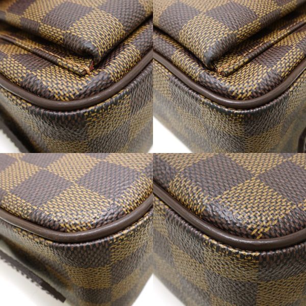 4 Louis Vuitton Damier Ravello GM Ebene Shoulder Bag Brown