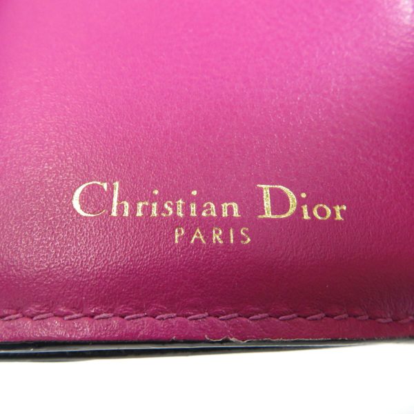 45208059 8 Christian Dior Logo Charm Bifold Wallet Coin Purse Leather