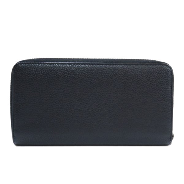 45302026 2 Christian Dior Round Zipper Long Wallet Coin Purse Leather