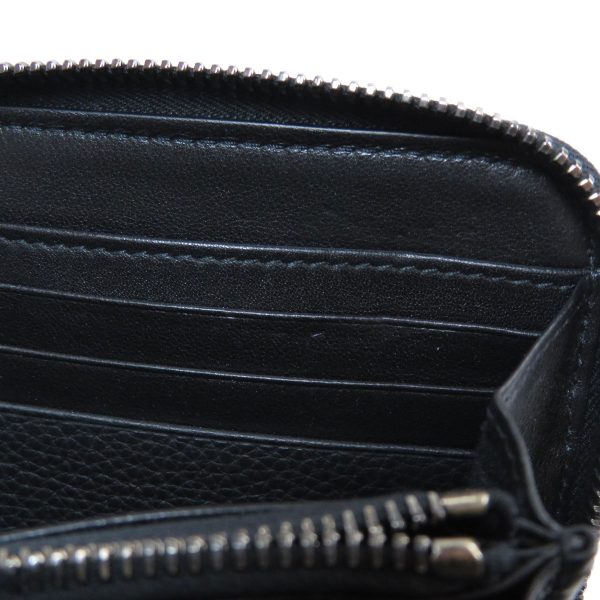 45302026 7 Christian Dior Round Zipper Long Wallet Coin Purse Leather