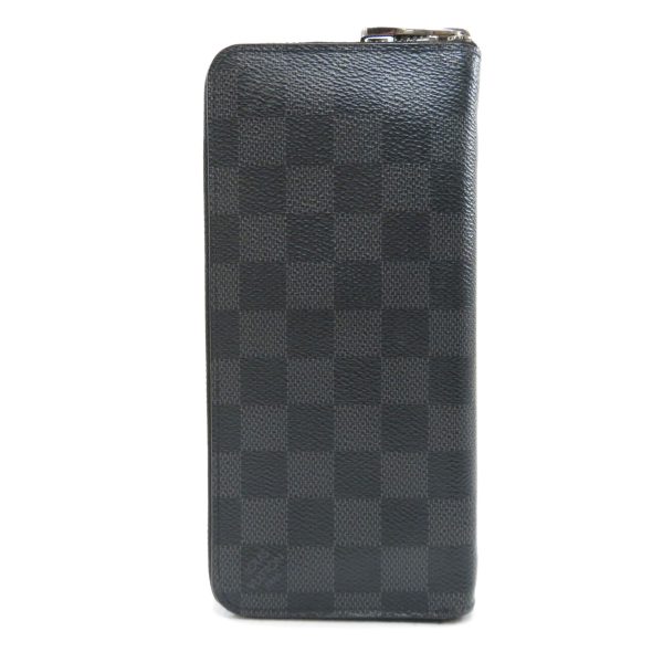 45314294 2 Louis Vuitton Zippy Vertical Damier Graphite Long Wallet