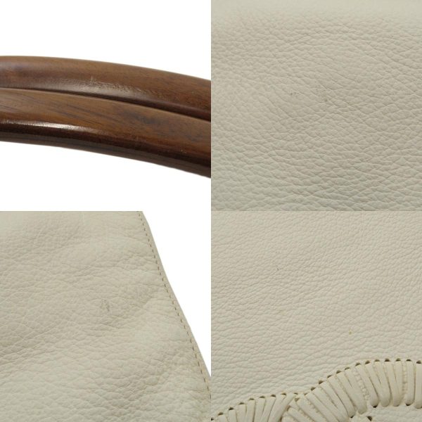 45514062 17 combine Chanel Cocomark Handbag Leather White