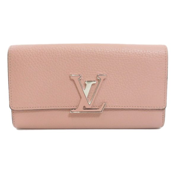 45614313 1 Louis Vuitton Portefeuille Capucines Magnolia Long Wallet Taurillon