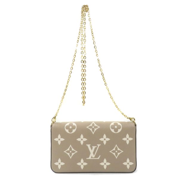 45614381 2 Louis Vuitton Pochette Felicie Shoulder Bag Monogram Implant Creme