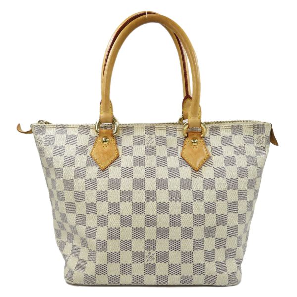 45714015 1 Louis Vuitton Saleya PM Damier Azur Handbag Canvas