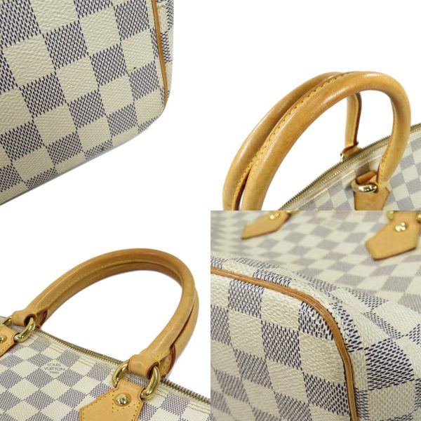 45714015 15 combine Louis Vuitton Saleya PM Damier Azur Handbag Canvas